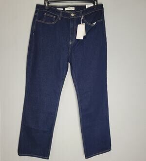 MNG Mango 12 Blue Straight Leg Matilda Jeans